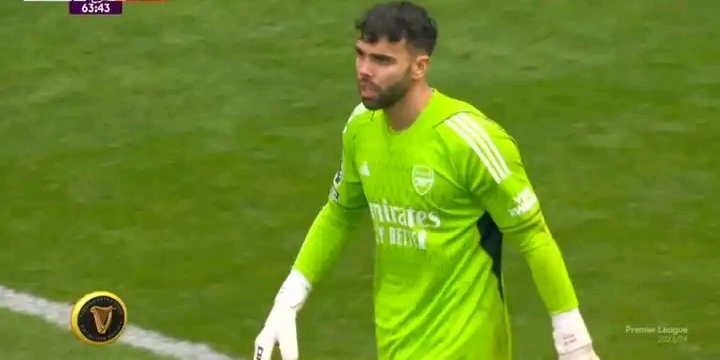 Arsenal goalkeeper Raya turns into Lionel Messi and makes the strangest ...