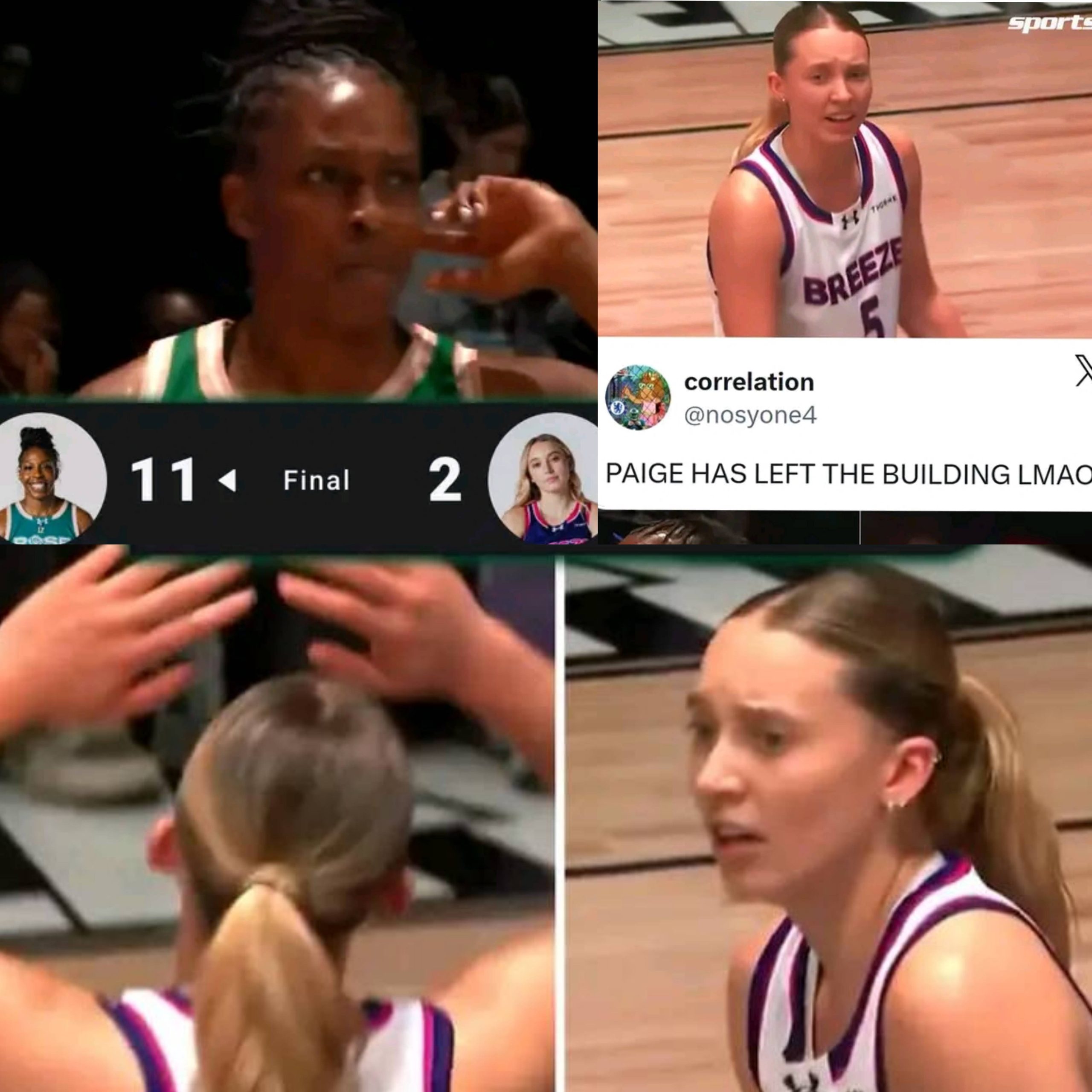 Paige Beuckers had a Heated Altercation With Chelsea Gray after 1 vs 1 Unrivaled Game Defeat Last night in …