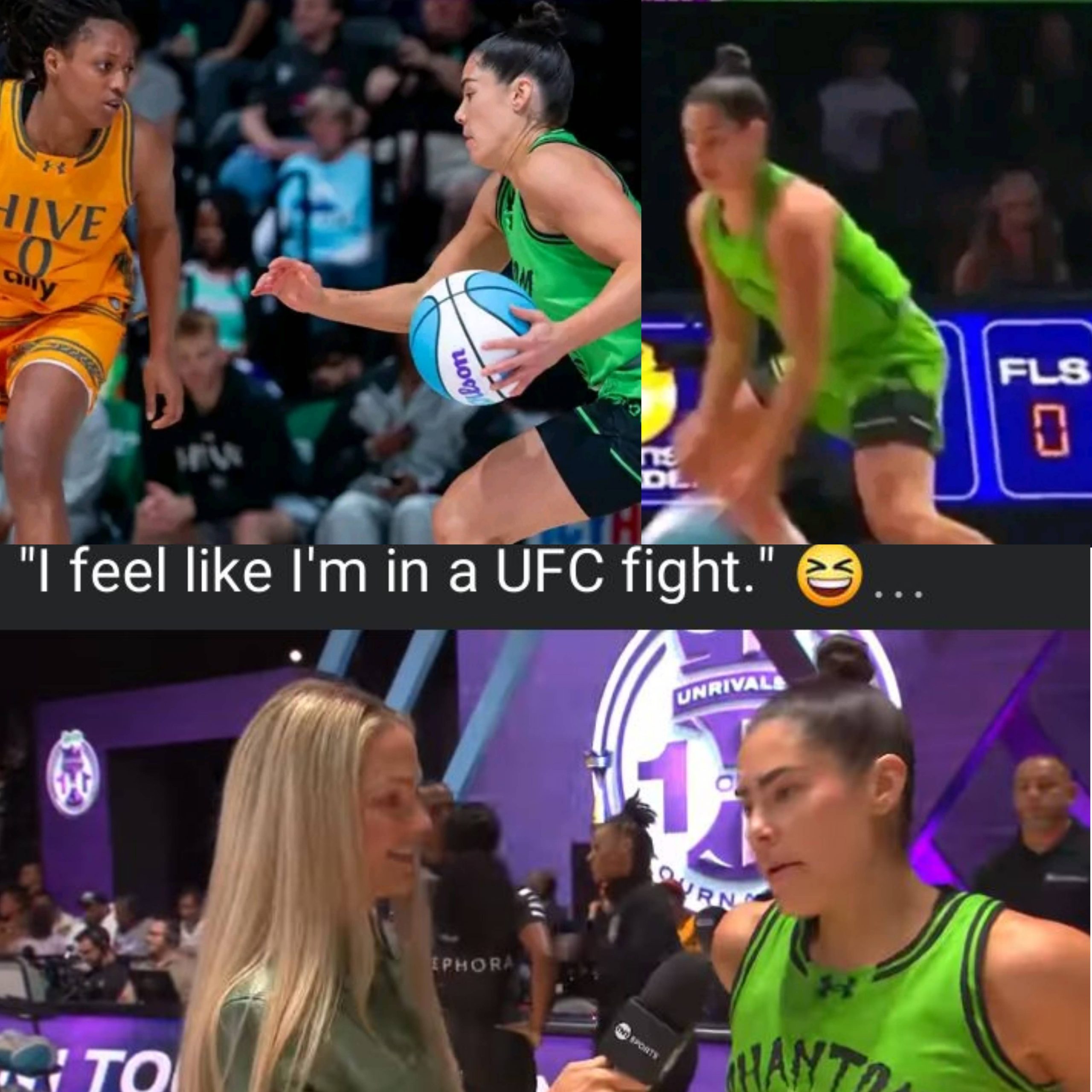 Kelsey plum  Voices-out “I Proved I’m the Superior Kelsey” After Thrilling Unrivaled Victory against Kelsey Mitchell….